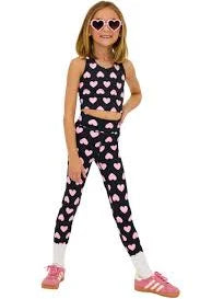 LITTLE PEPPA LEGGING LOVE HEART
