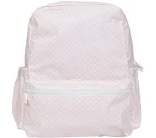 PINK GINGHAM SMALL BACKPACK