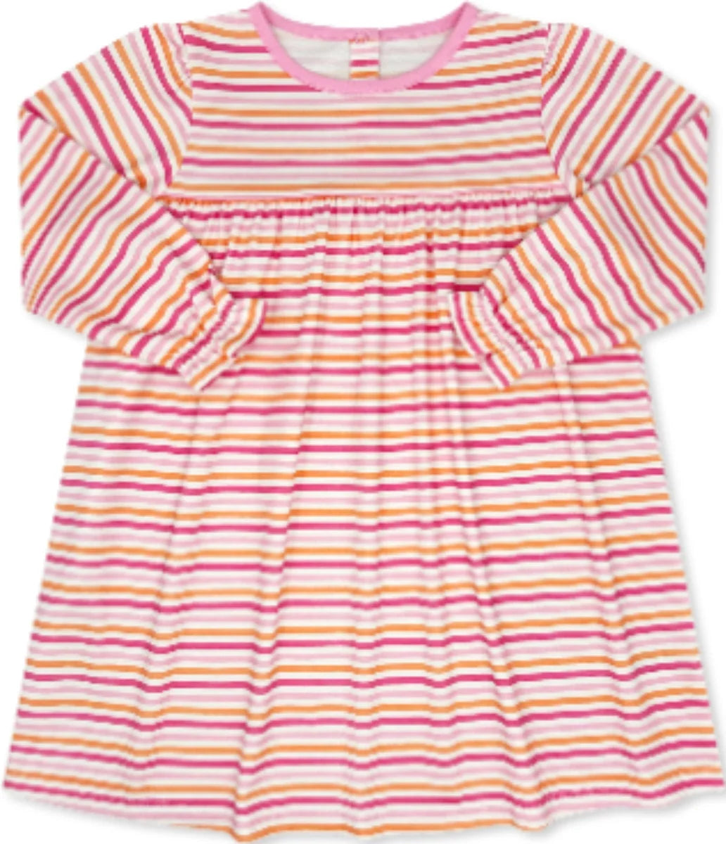 PINK FALLING FOR STRIPES PENNY PLAY DRESS