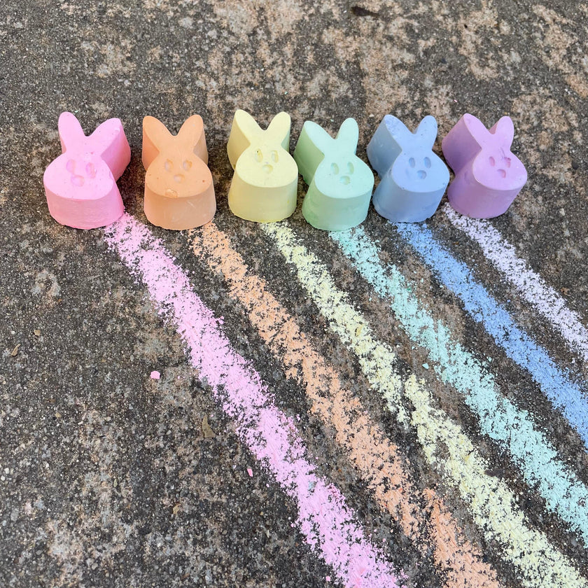 DUCKIES FLUFFLE PINK CHALK SET