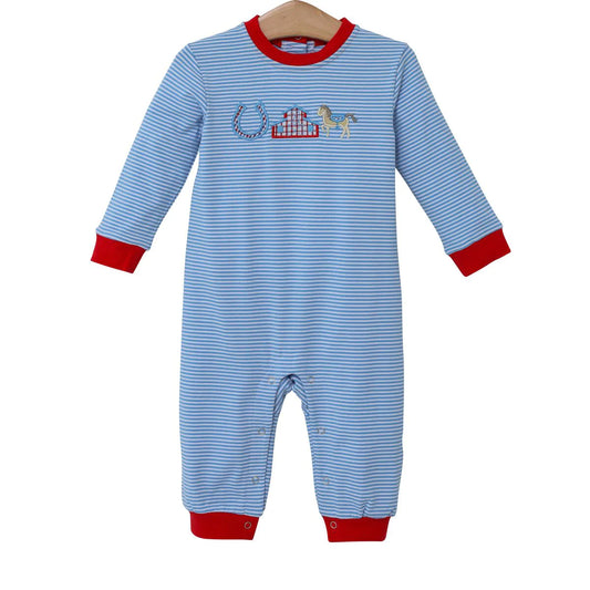 HORSE AND STABLE BOY ROMPER