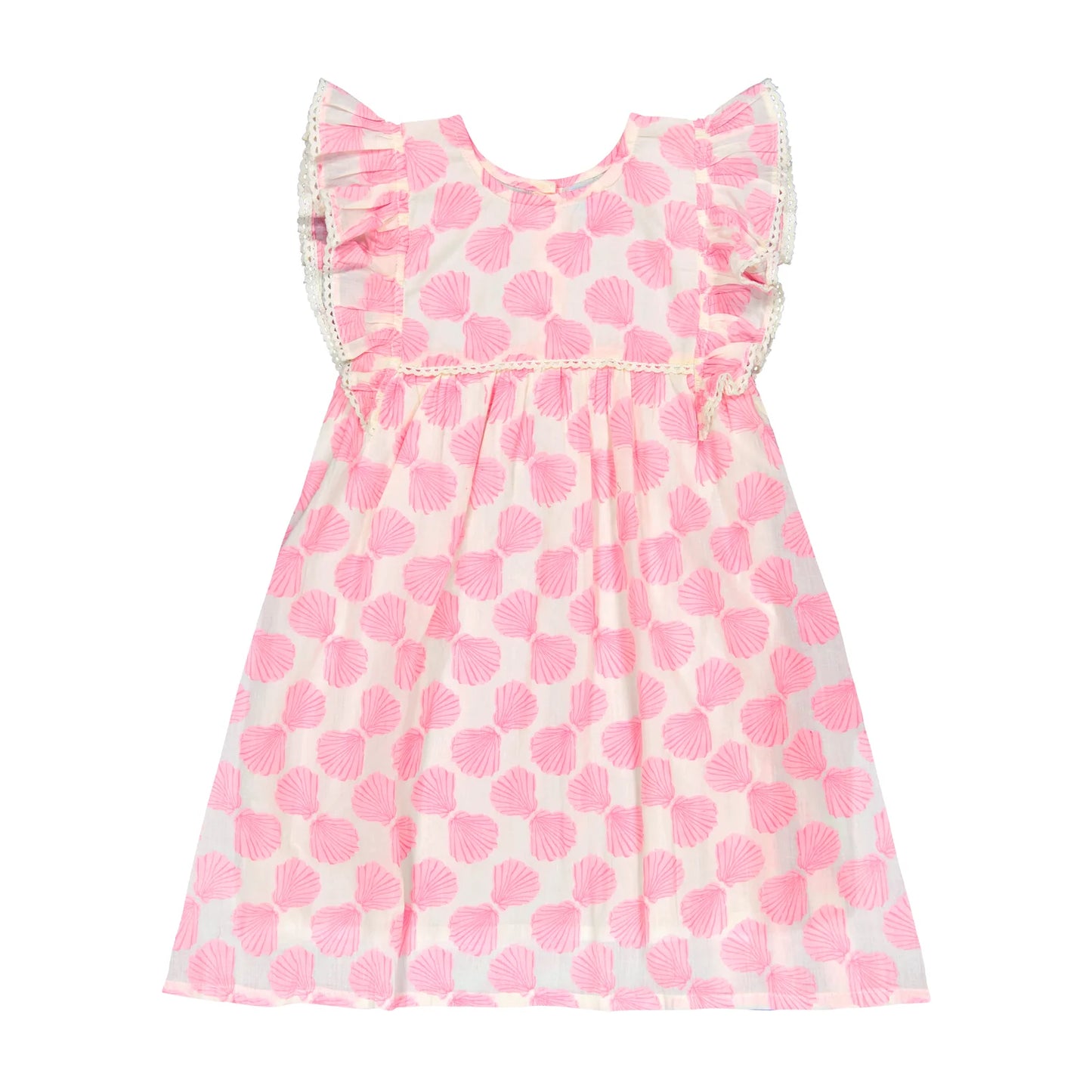 SERAPHINA DRESS SHELL BEACH PINK