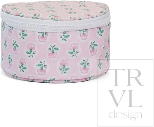 JEWEL ROUND CASE PETITE FLEUR PINK