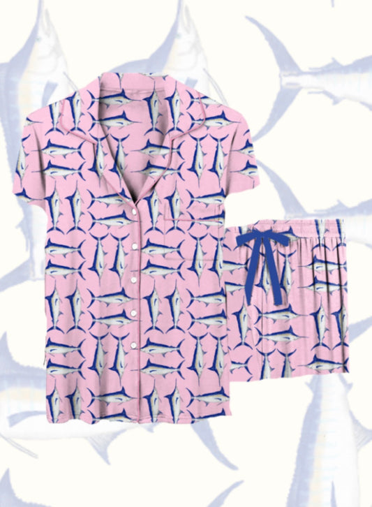 MARLIN MAMBO PINK WOMENS SS SET