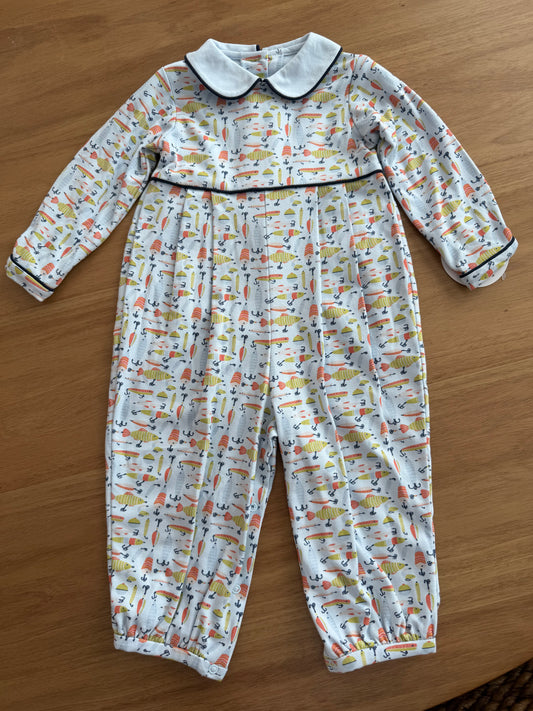 HOOKED ON YOU BOY ROMPER