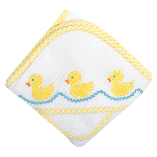 YELLOW DUCK HOODED TOWELL BOX SET