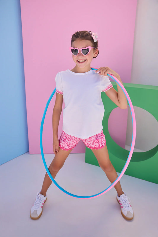 RIC RAC SHORTS MATISSE BLOOMS PINK