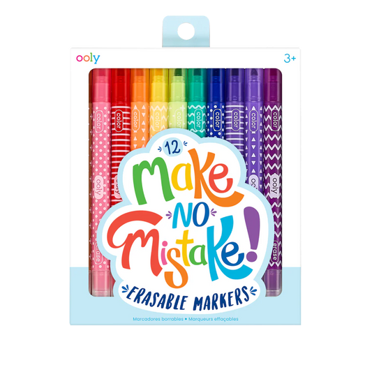 MAKE NO MISTAKE ERASABLE MARKERS (12)