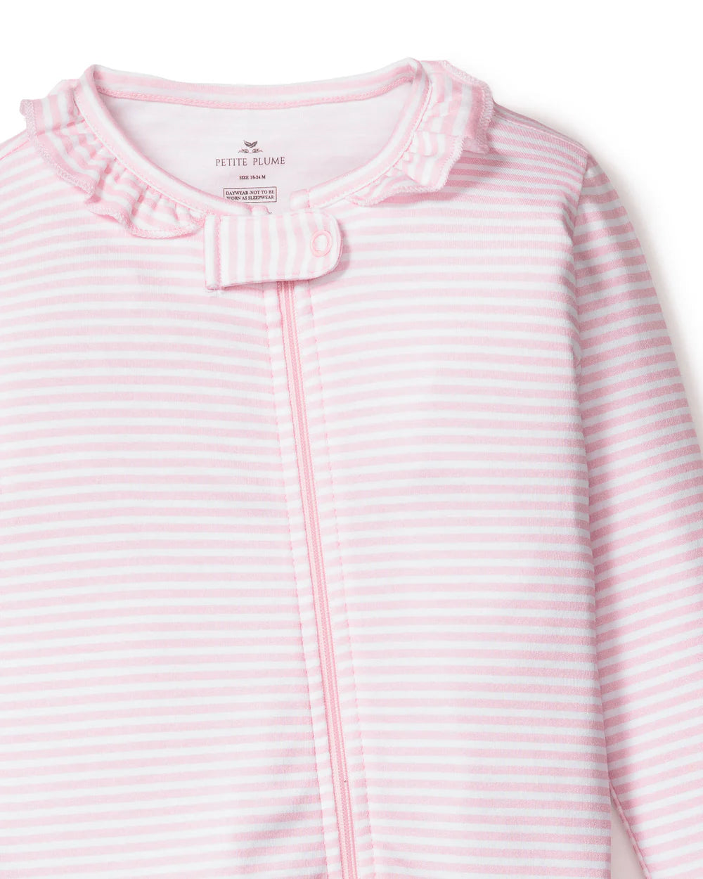 PINK STRIPE FOOTIE