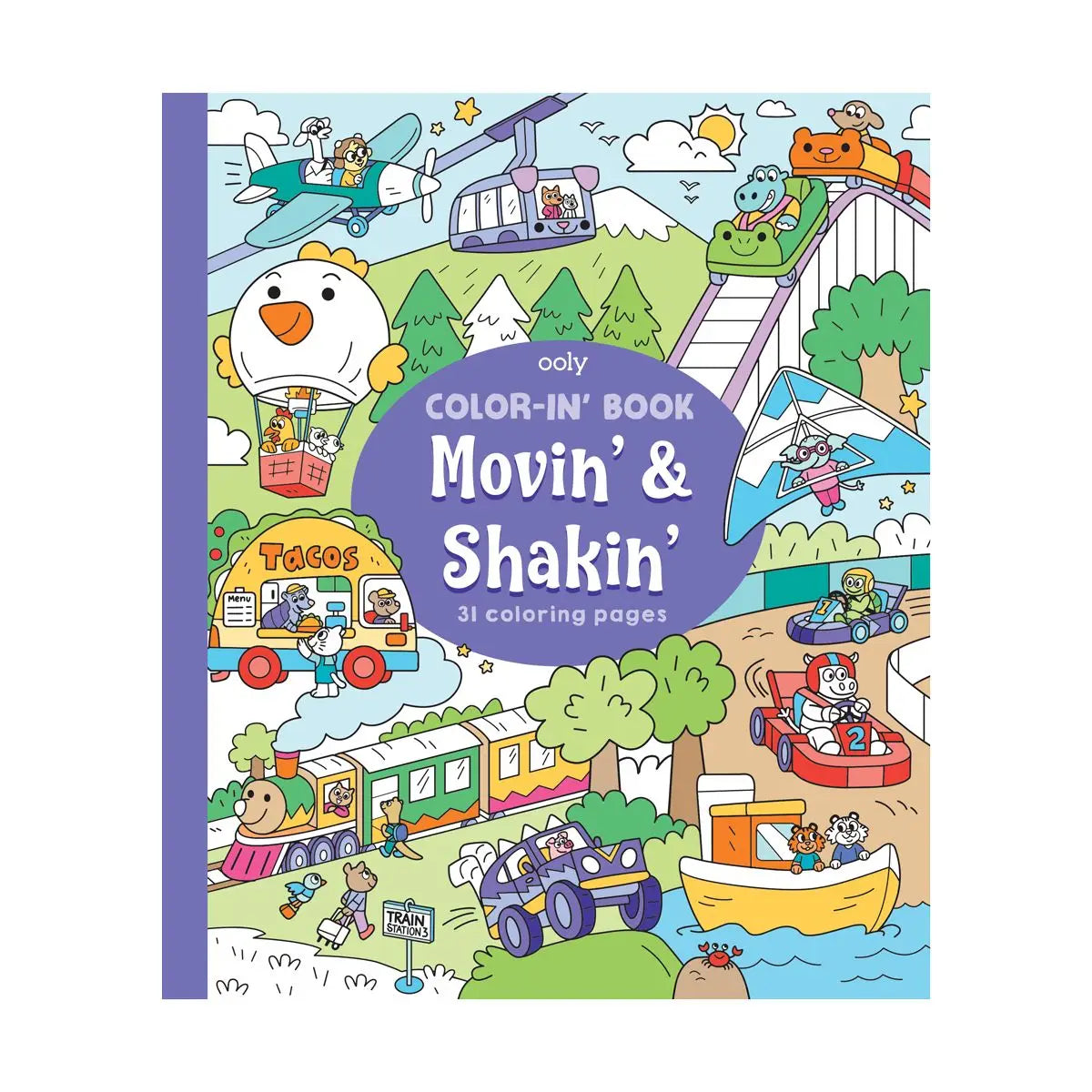 COLORIN' BOOK-MOVIN AND SHAKIN