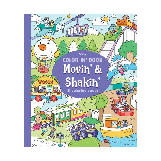 COLORIN' BOOK-MOVIN AND SHAKIN