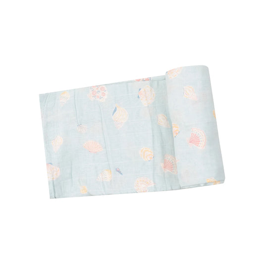 SWADDLE BLANKET PRETTY SEASHELLS