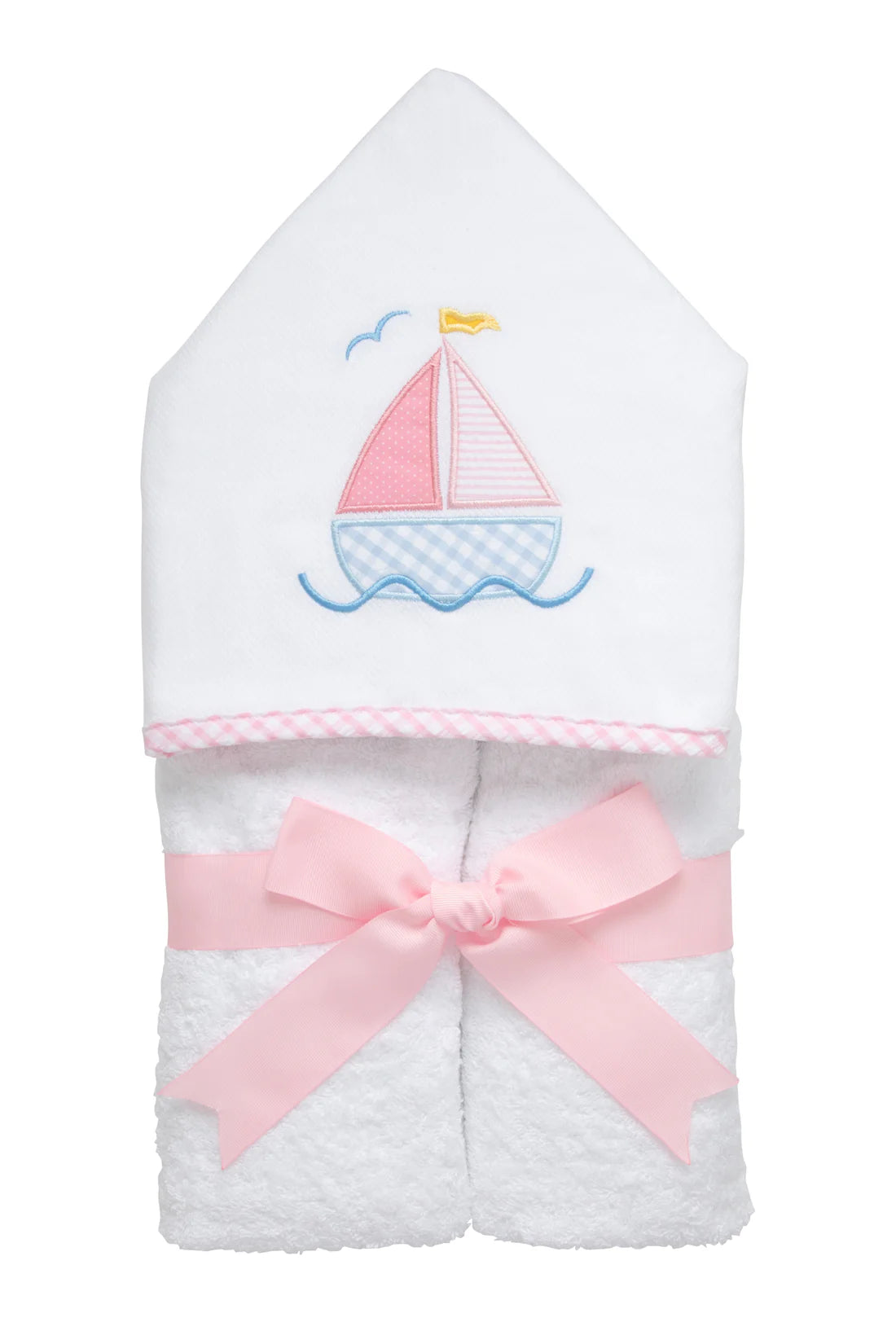 SAILBOAT EVERYKID TOWEL PINK