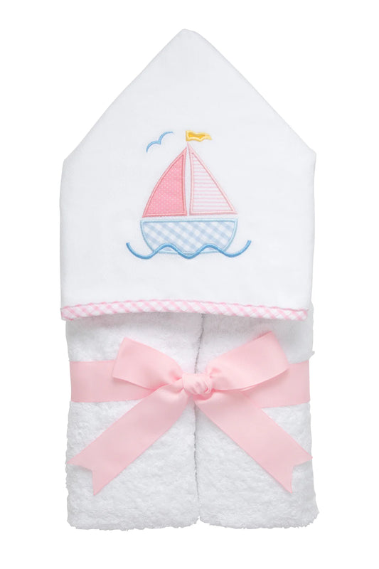 SAILBOAT EVERYKID TOWEL PINK