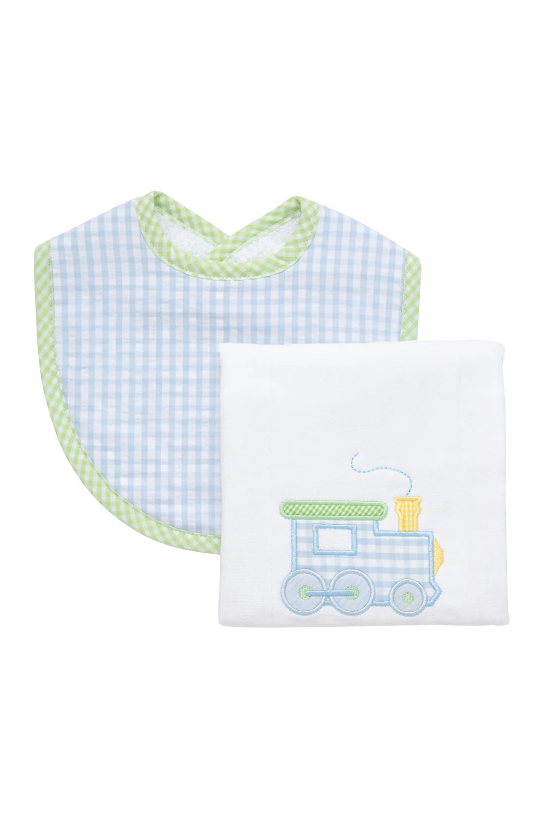 TRAIN BASIC BIB & BURP SET