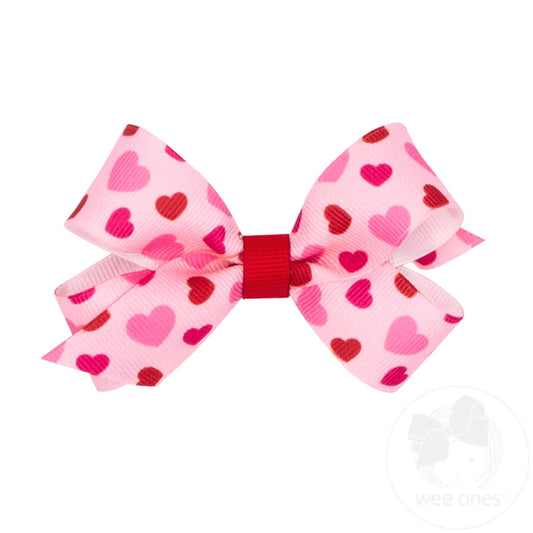 MINI GG VALENTINE PRINT BOW