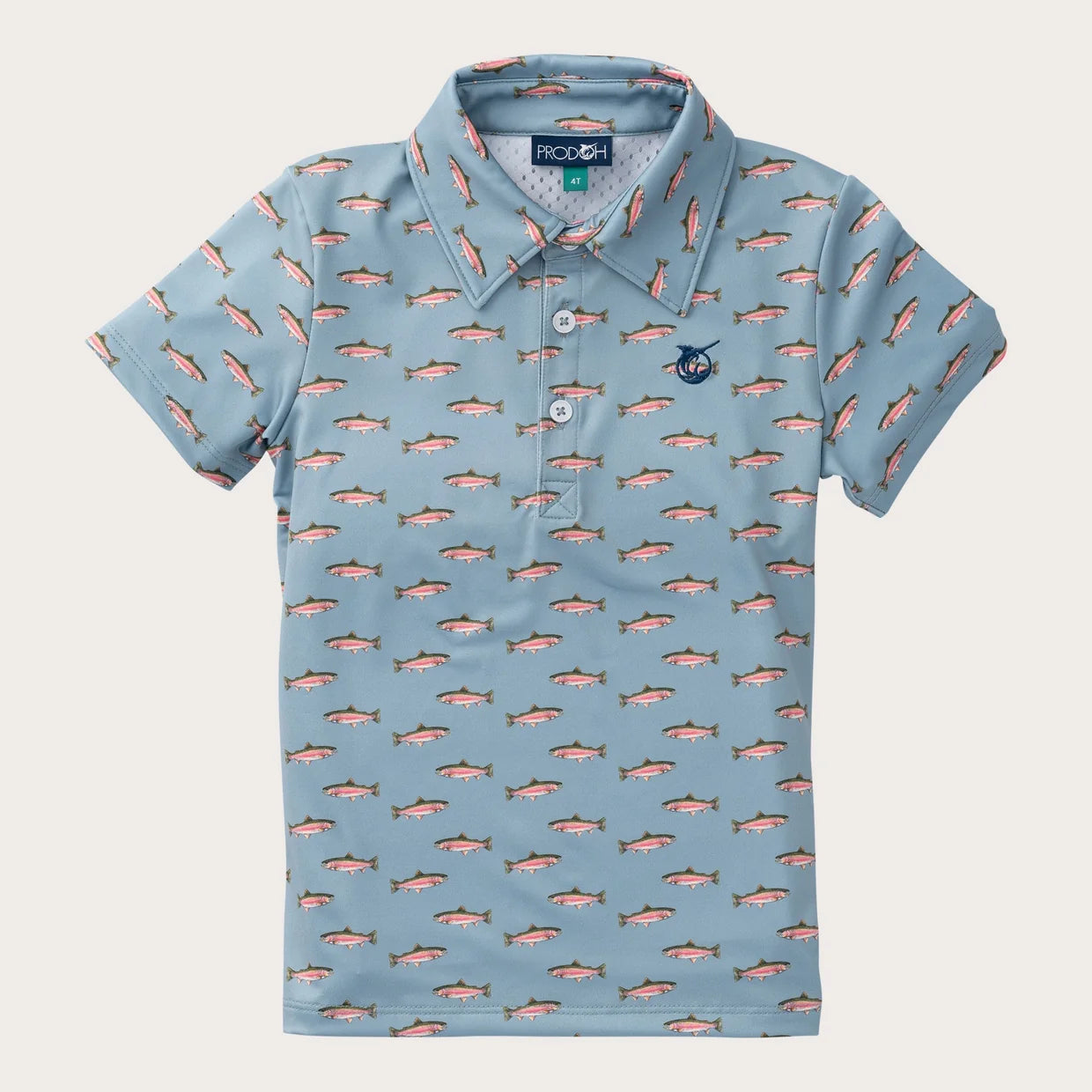 SS PERFORMANCE POLO RAINBOW TROUT PRINT