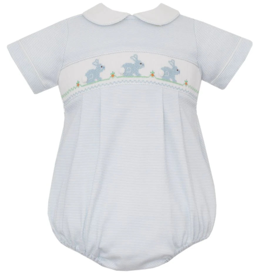 BUNNY BOYS LT BLUE KNIT BUBBLE