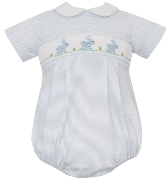 BUNNY BOYS LT BLUE KNIT BUBBLE