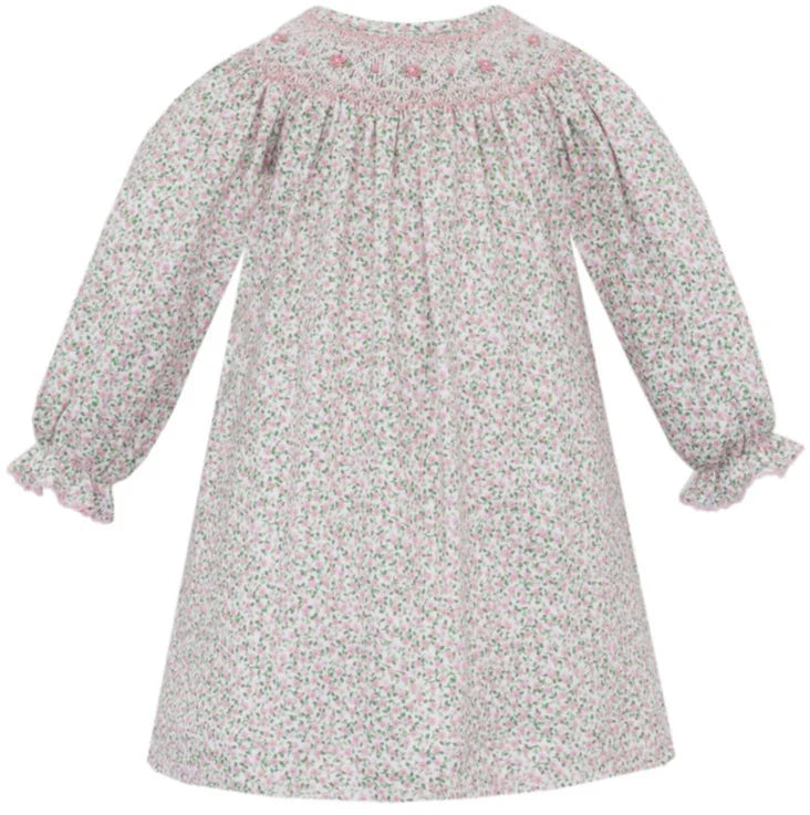 CAROL PINK LIBERTY FLORAL LS BISHOP