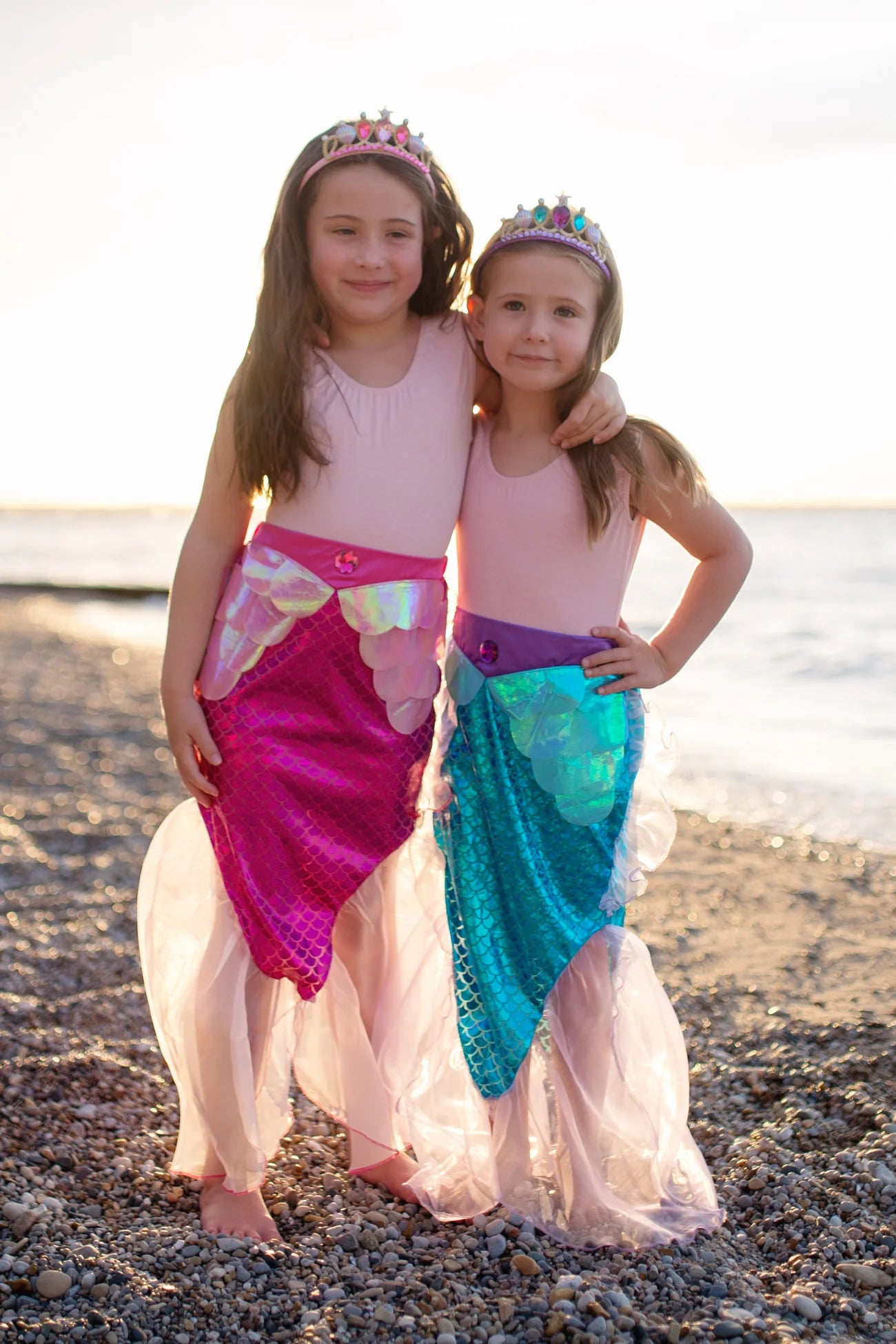 MERMAID GLIMMER SKIRT SET PINK