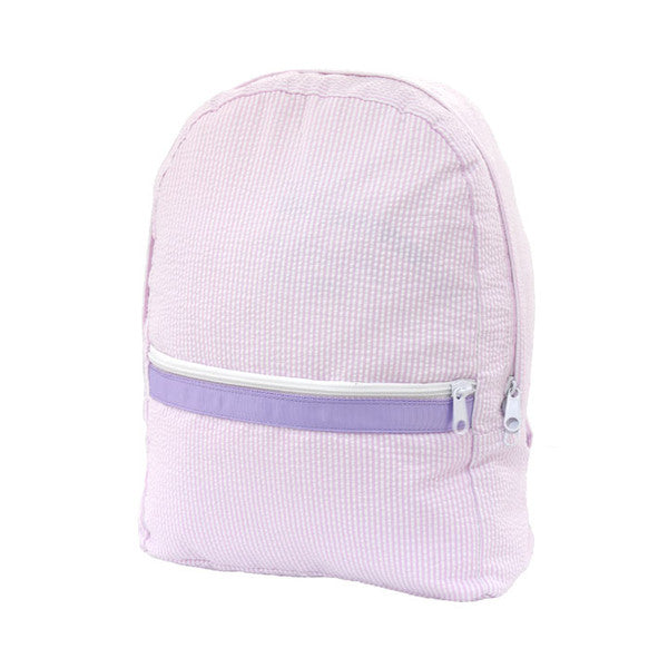 PRINCESS SEERSUCKER MEDIUM BACKPACK