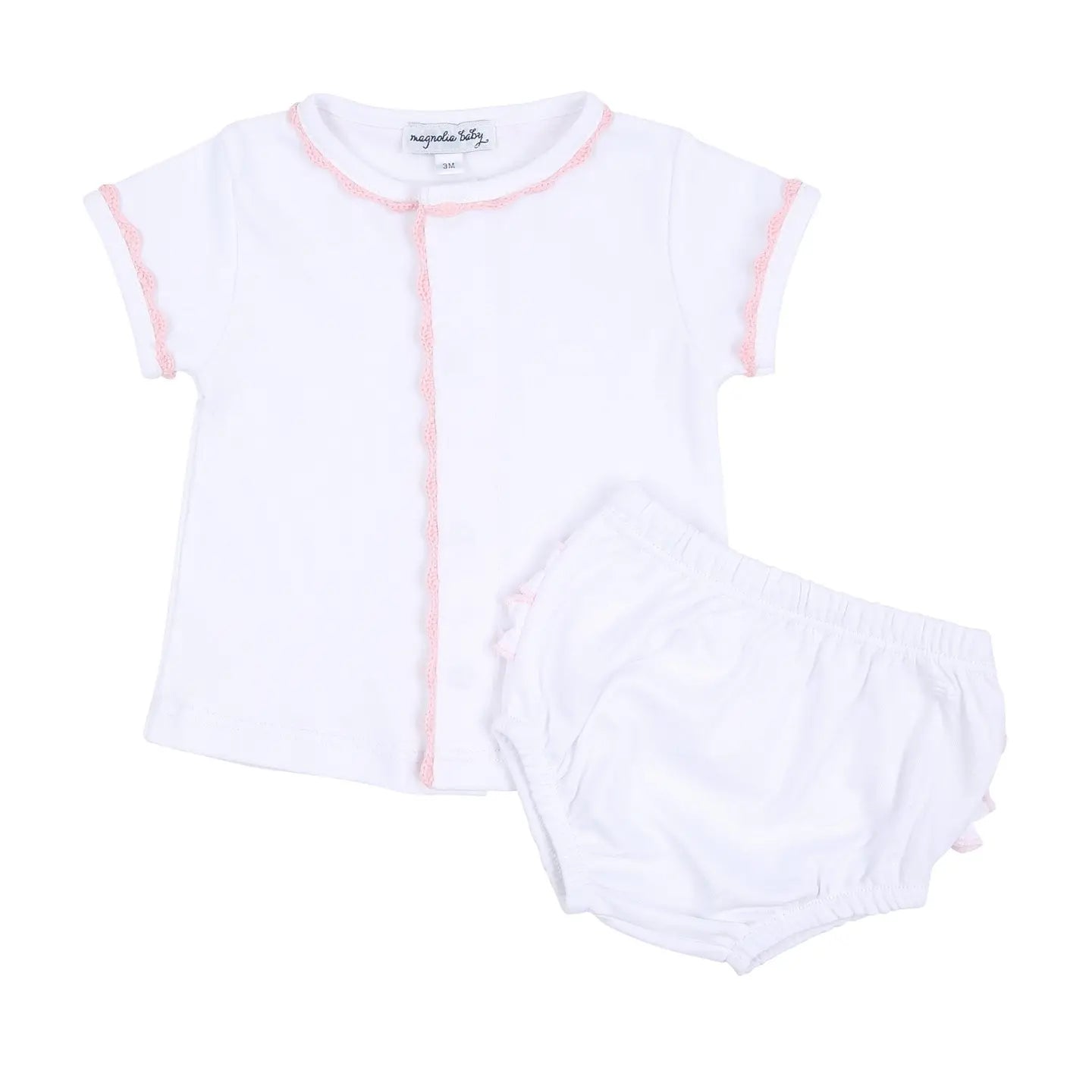 PINK BABY JOY DIAPER SET