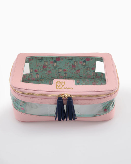 LT PINK TILE STORAGE BAG