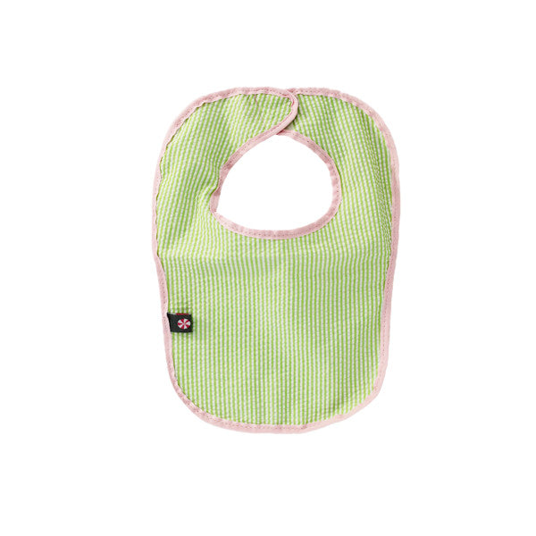 SWEET PEA SEERSUCKER BIB