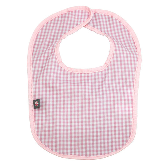 PINK GINGHAM BIB