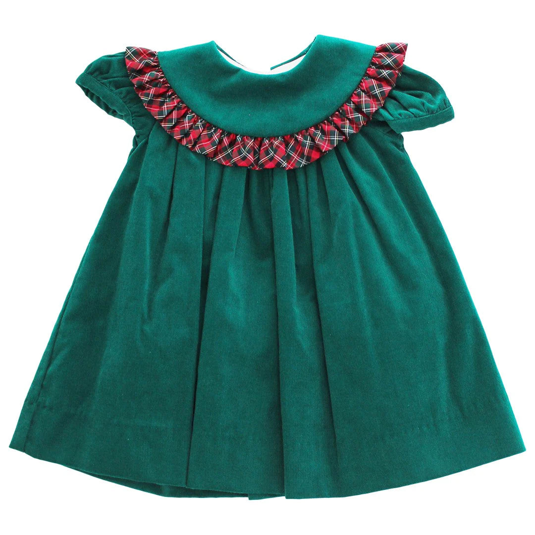 FRASIER FIR CLOVER CORD DRESS