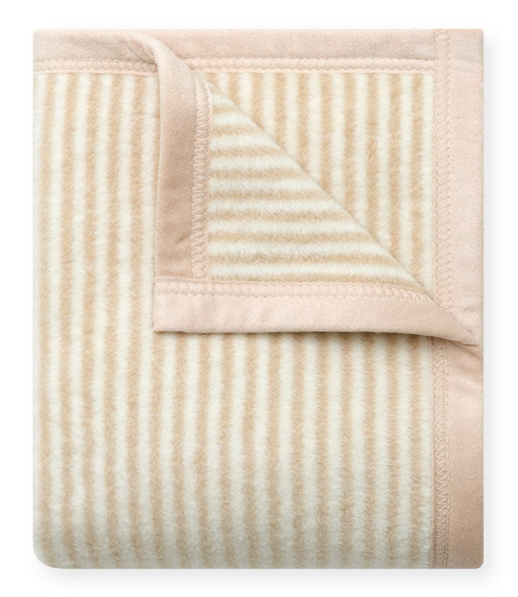 Sweet Pea Stripe Oak Mini Blanket
