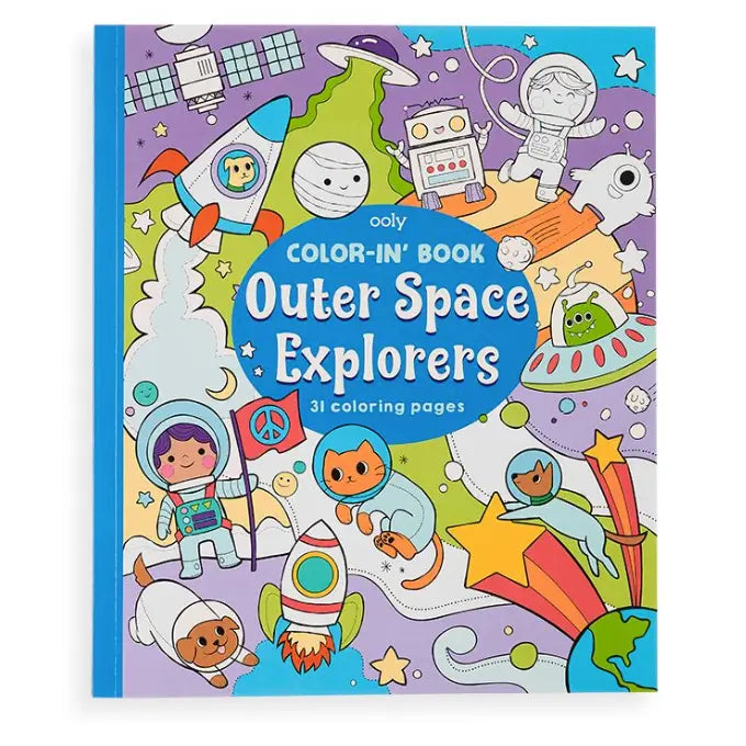 COLORIN BOOK-OUTERSPACE