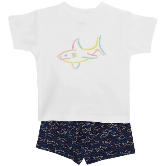 SHARK BOYS SHORT SET