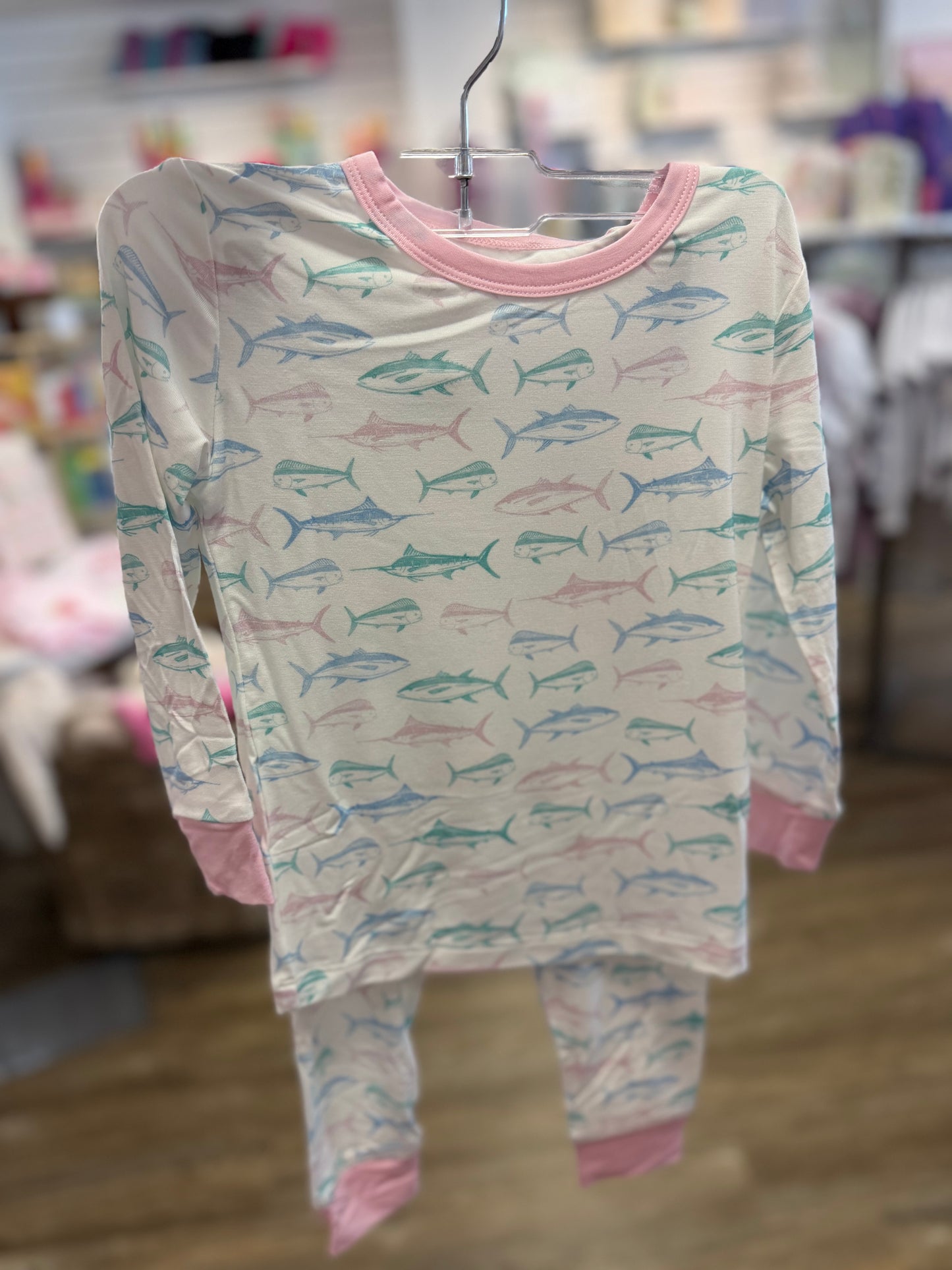 MARITIME MEDLEY PINK LS PANT SET