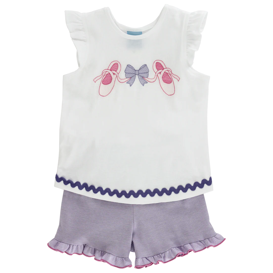 BOWS AND BALLET SHORT SET