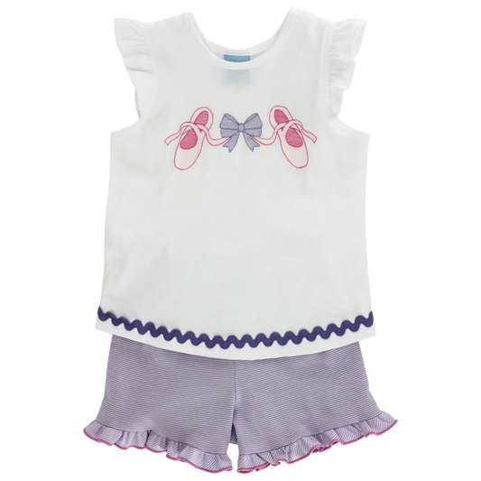 BOWS AND BALLET SHORT SET