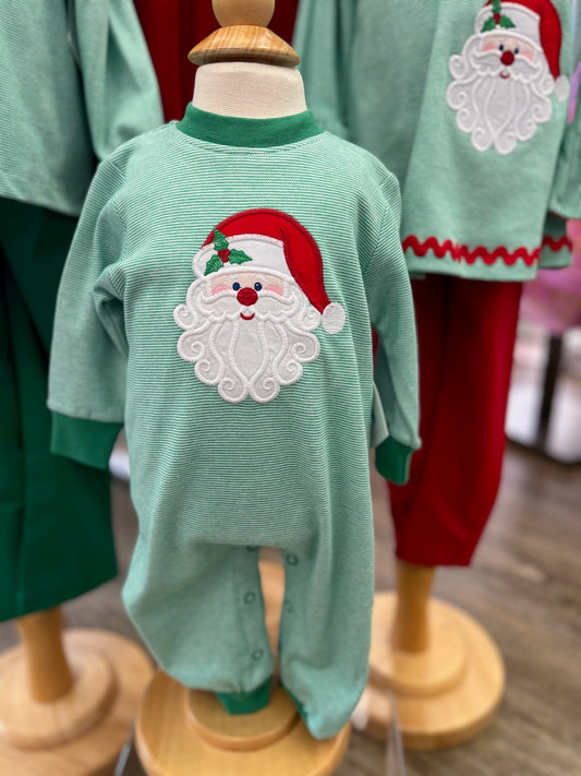 SANTA KNIT ROMPER
