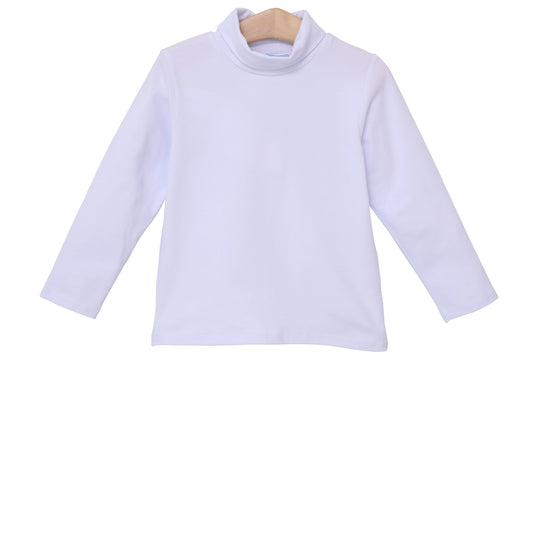 WHITE TAYLOR TURTLENECK