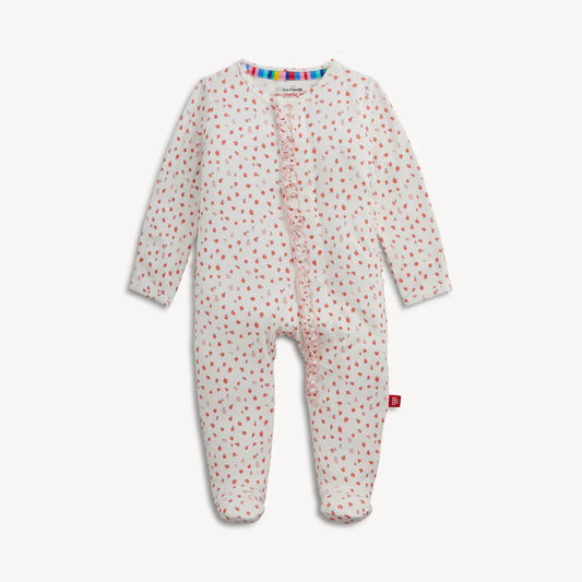 APPLE BLOSSOM RUFFLE FOOTIE