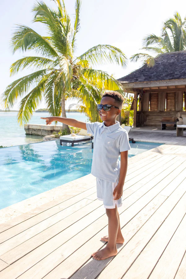 PRIM POLO TERRYCLOTH BEALE ST BLUE