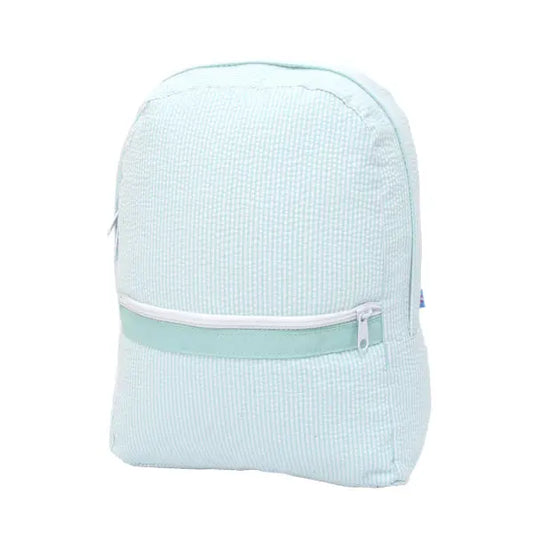 MINT SEERSUCKER MED BACKPACK