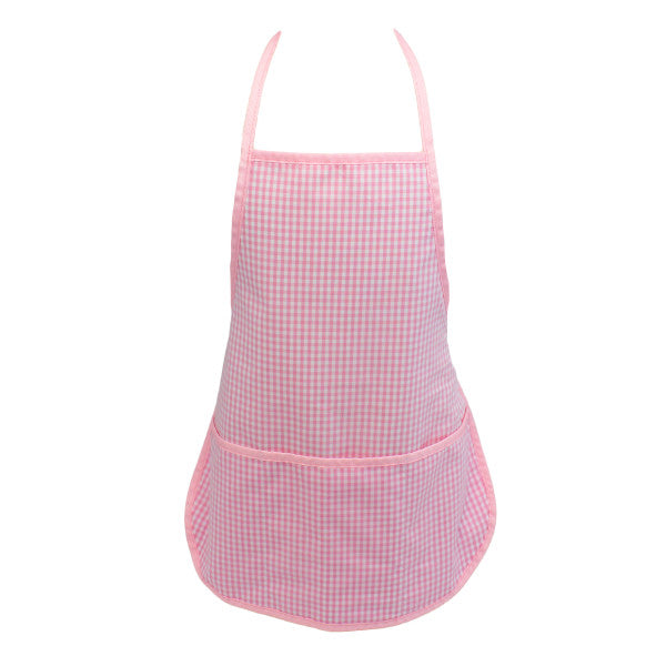 PINK GINGHAM ART SMOCK