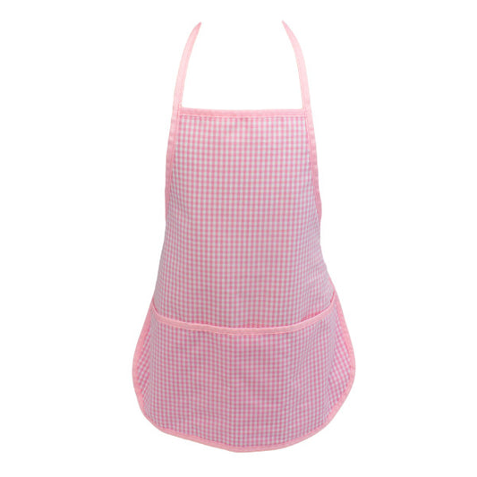 PINK GINGHAM ART SMOCK