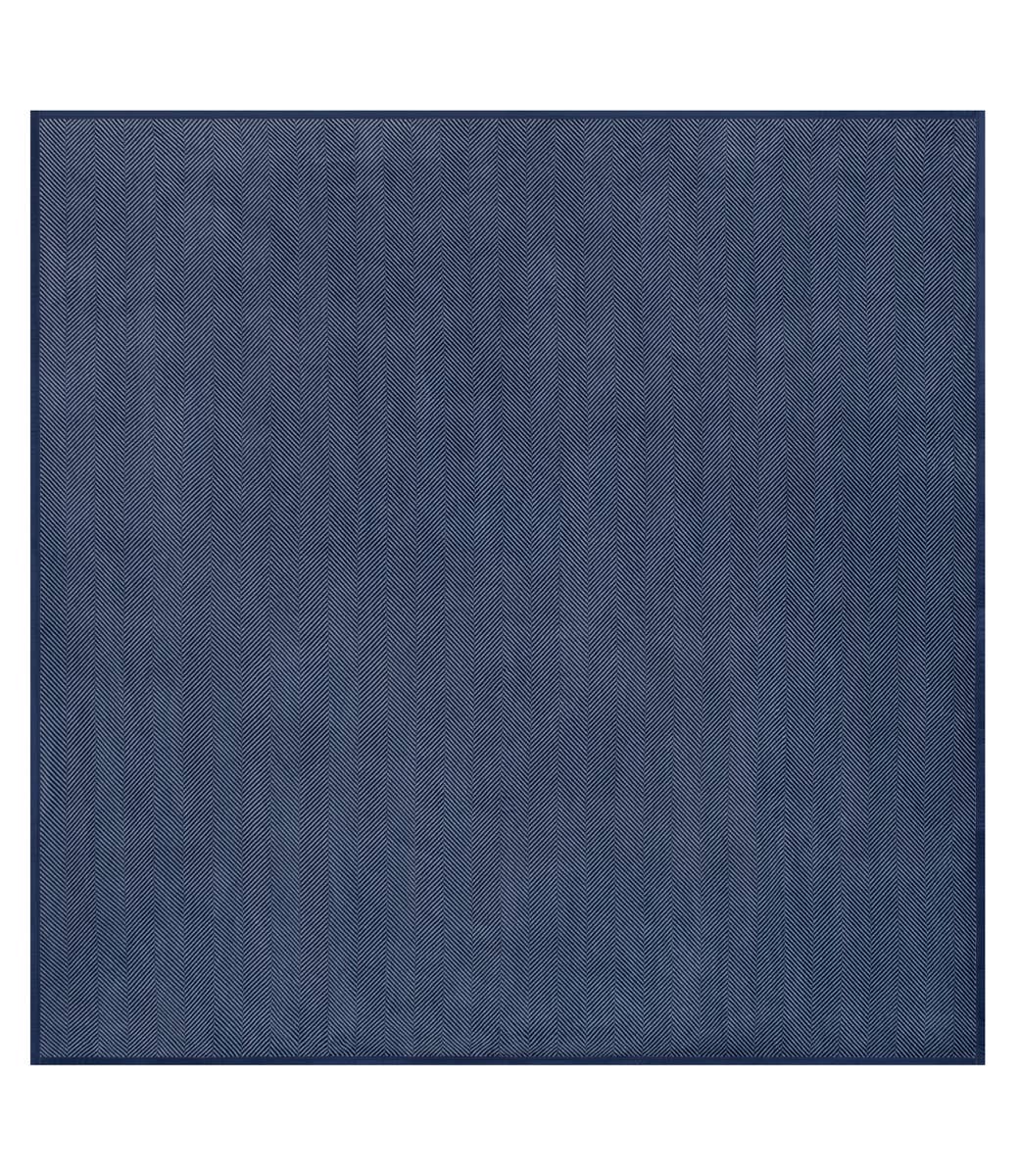 Harborview Herringbone Navy Blanket
