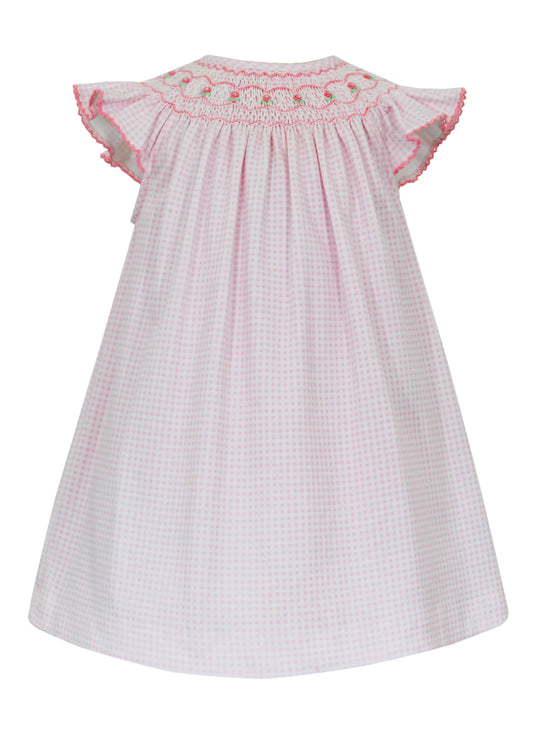 AMELIA PINK GINGHAM DRESS