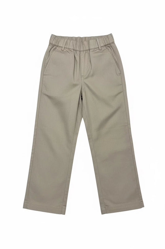 SIMPLY TAUPE ELASTIC PANT