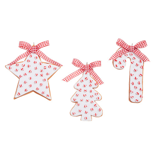 4.5'' PEPPERMINT SPRINKLES ORNAMENT