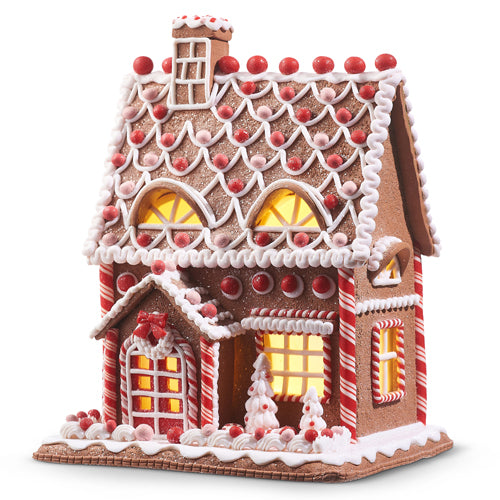 12'' LIGHTED GINGERBREAD HOUSE