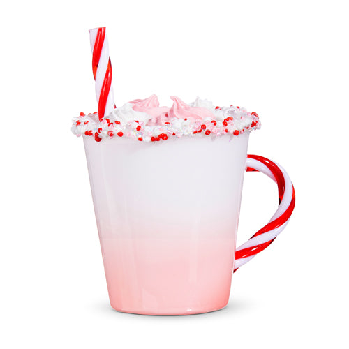 PINK HOT CHOCOLATE ORNAMENT